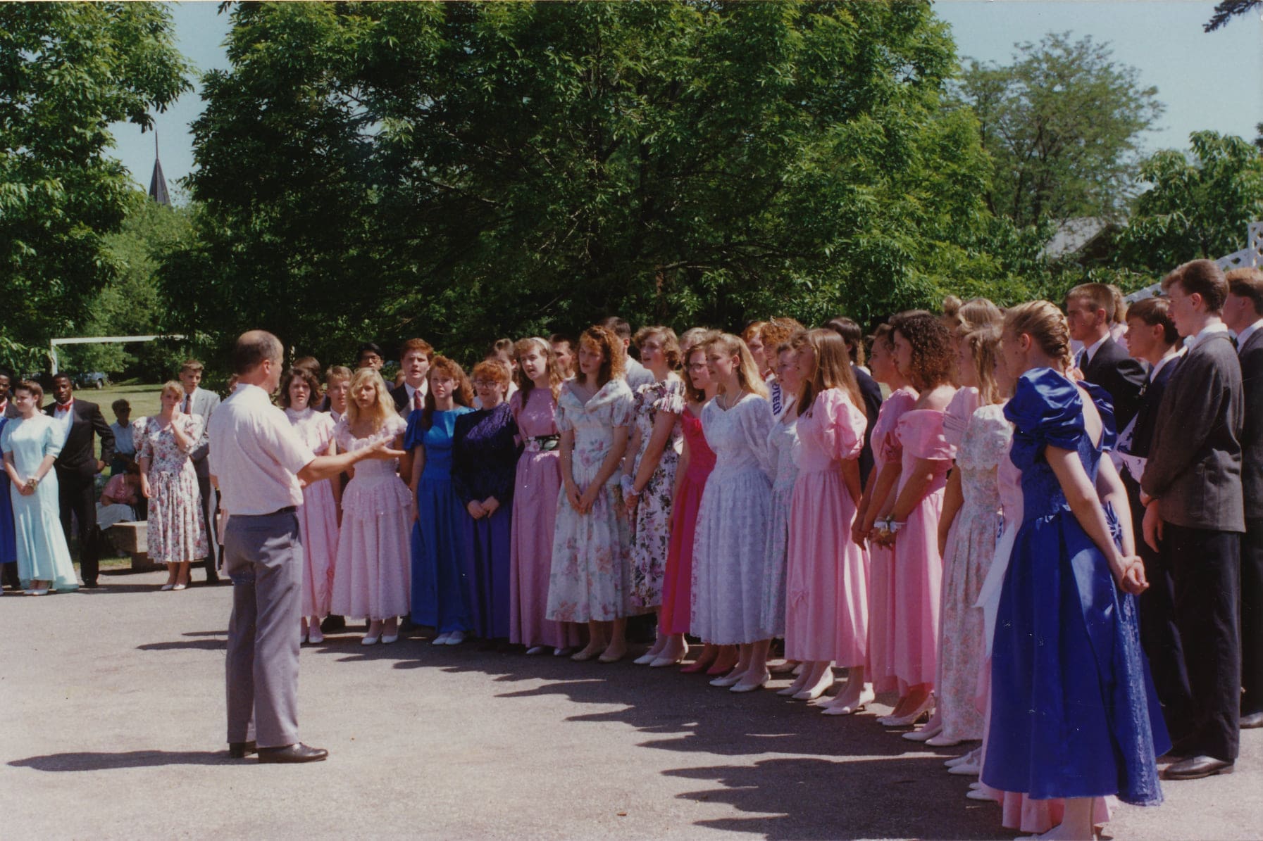 1990 Chorus led by Dave McMillan at Commencement